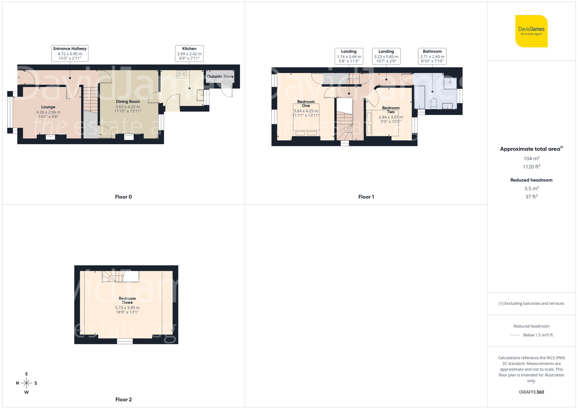 Floorplan for Winchester Street, Sherwood, Nottingham