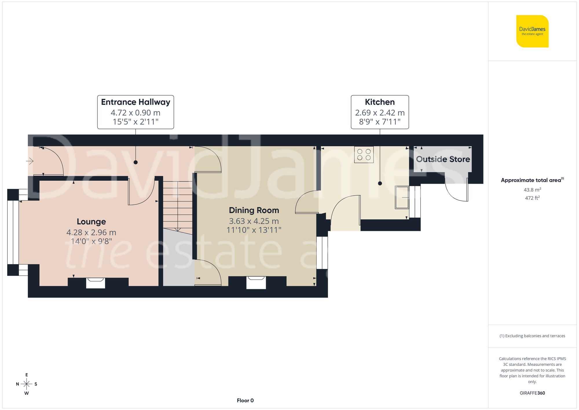 Floorplan for Winchester Street, Sherwood, Nottingham