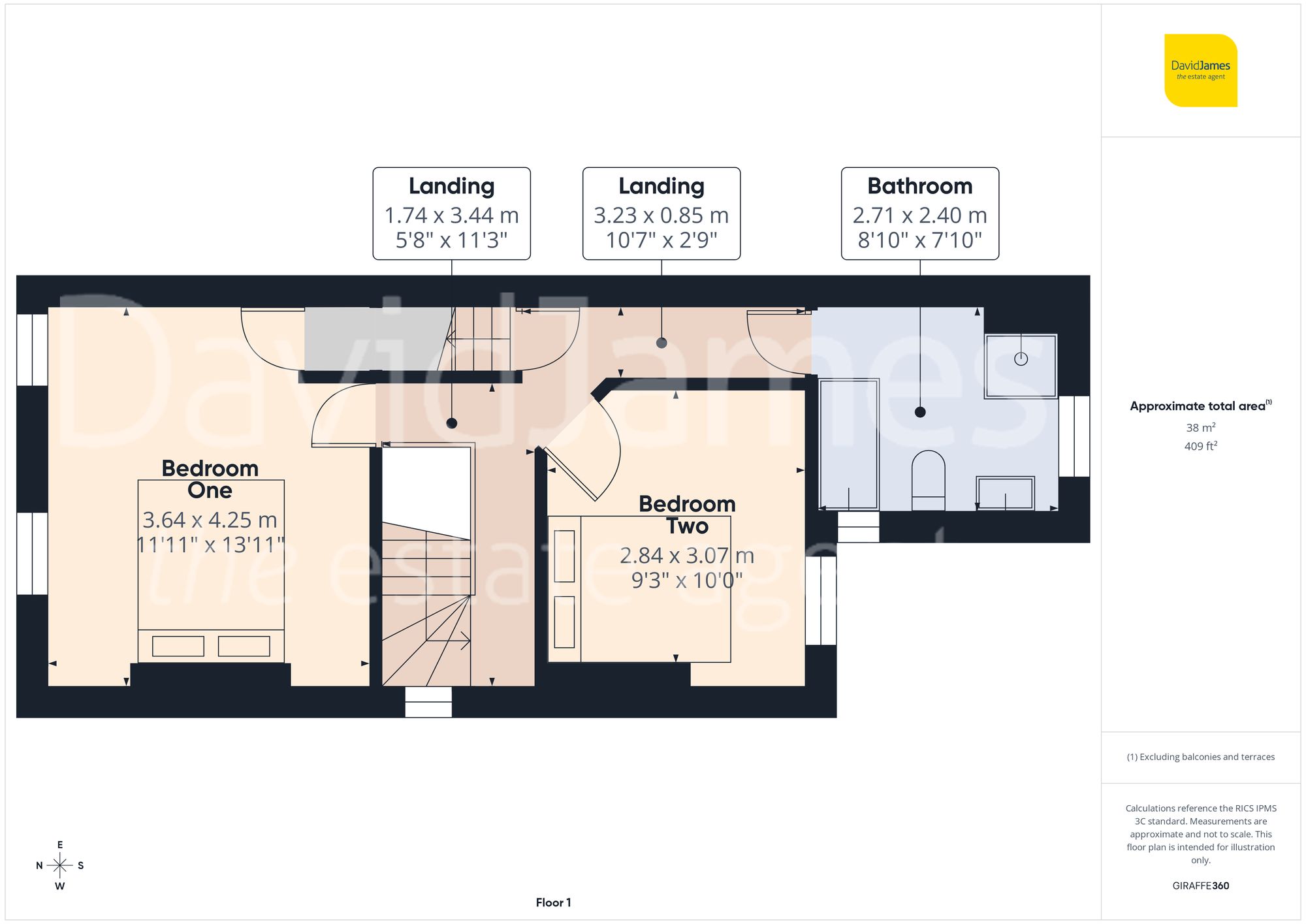Floorplan for Winchester Street, Sherwood, Nottingham