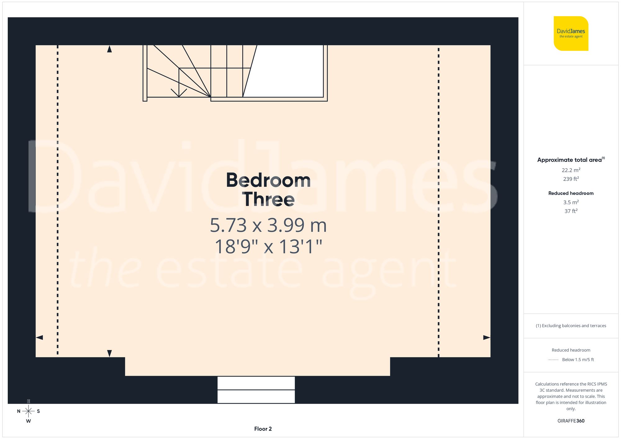 Floorplan for Winchester Street, Sherwood, Nottingham