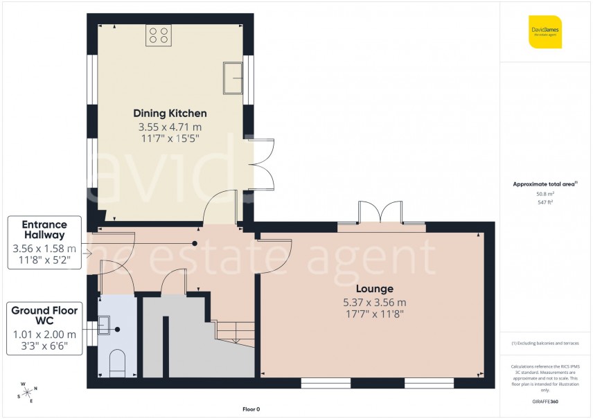 Floorplan for Whitedale Road, Calverton, Nottingham