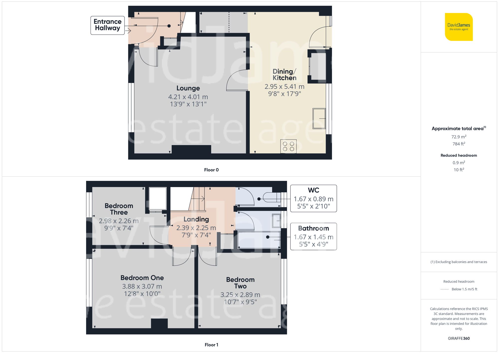 Floorplan for Treegarth Square, Bestwood Park, Nottingham