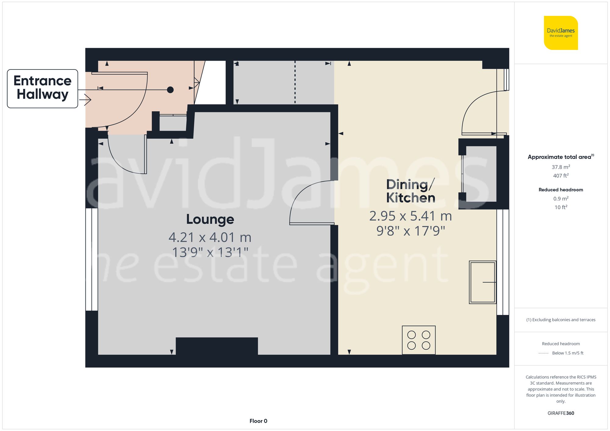 Floorplan for Treegarth Square, Bestwood Park, Nottingham