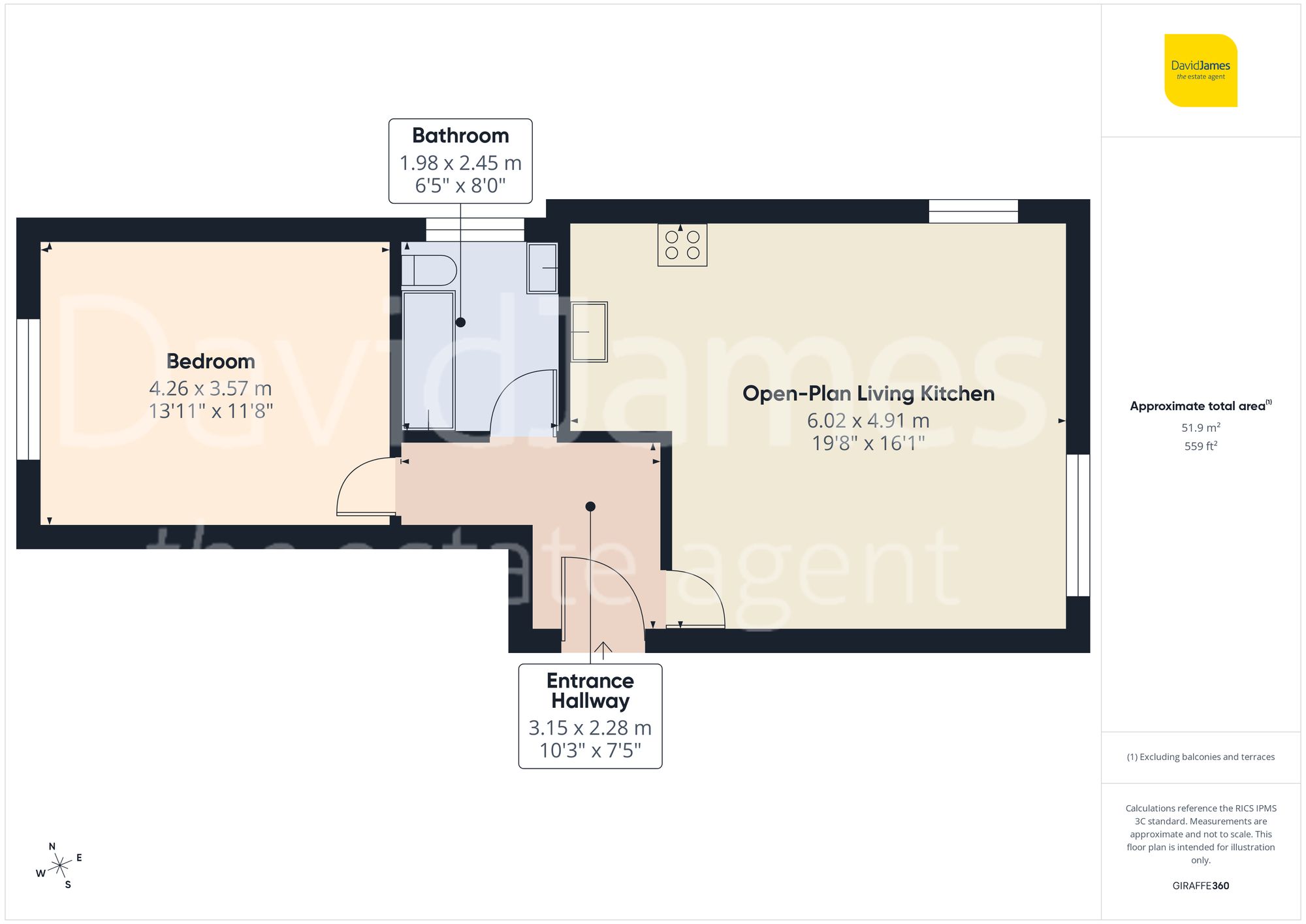 Floorplan for Fairway Drive, Carlton, Nottingham