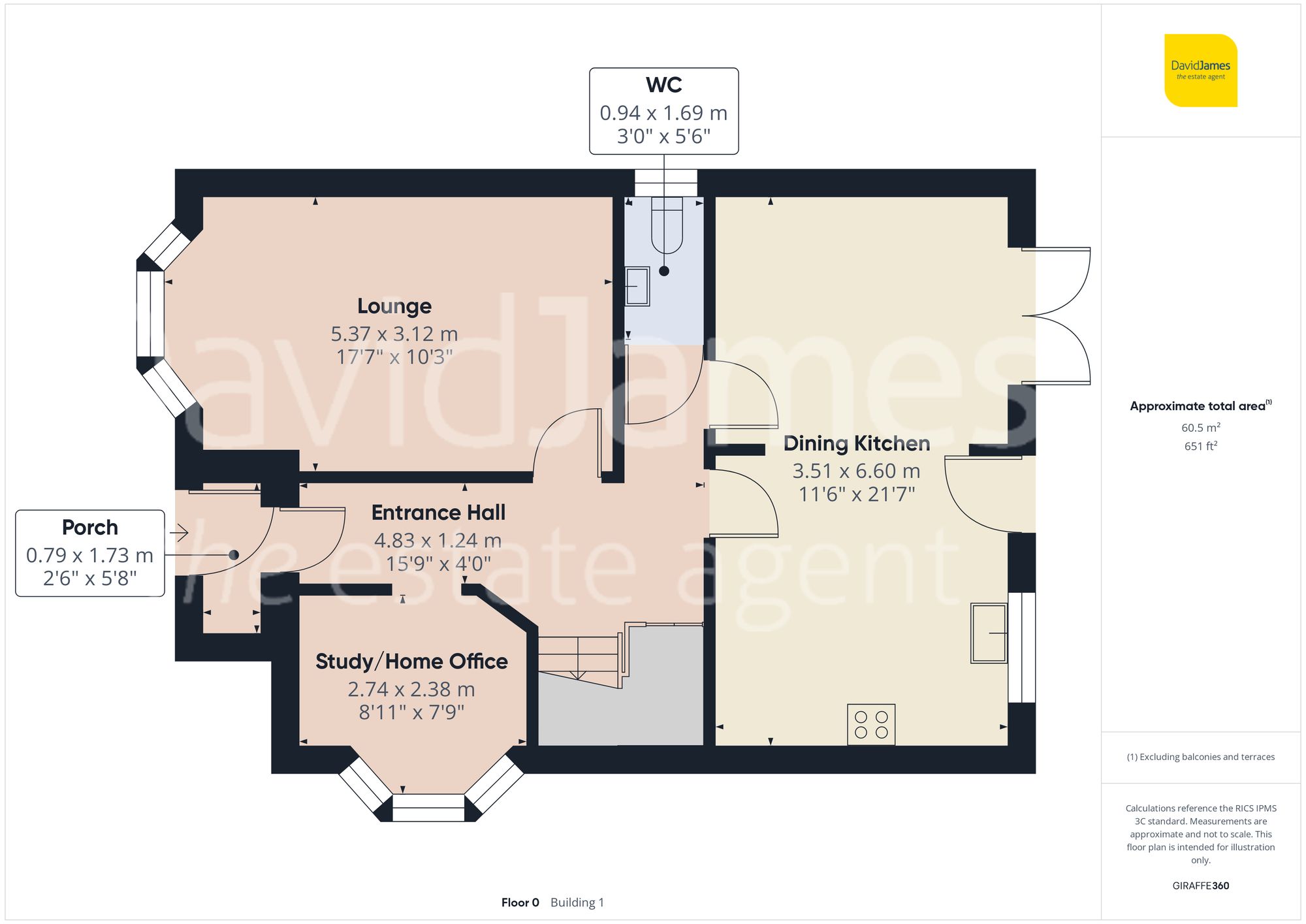 Floorplan for Tennyson Grange, Gedling, Nottingham