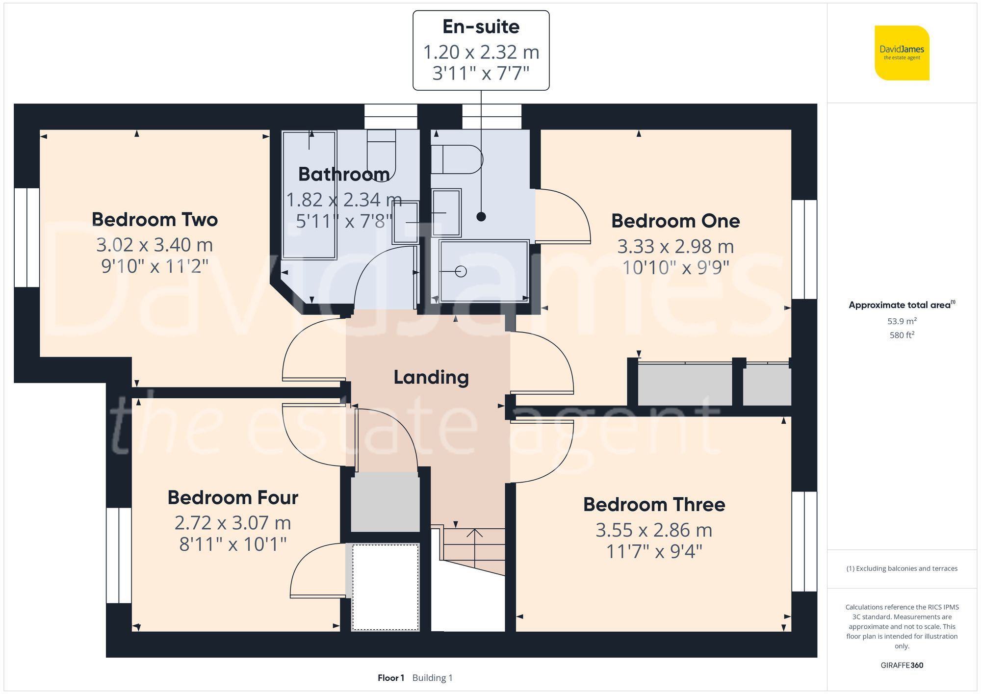 Floorplan for Tennyson Grange, Gedling, Nottingham