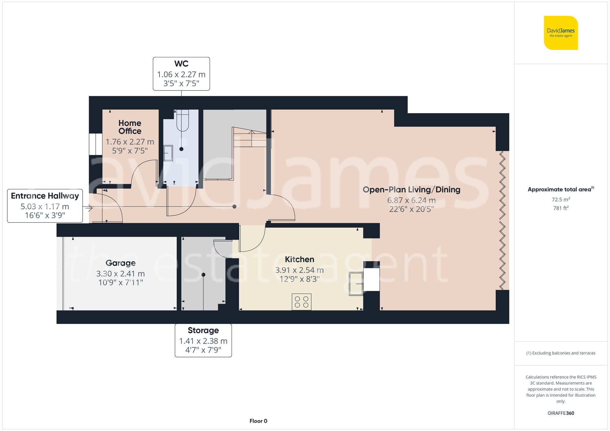 Floorplan for Kenrick Road, Mapperley, Nottingham