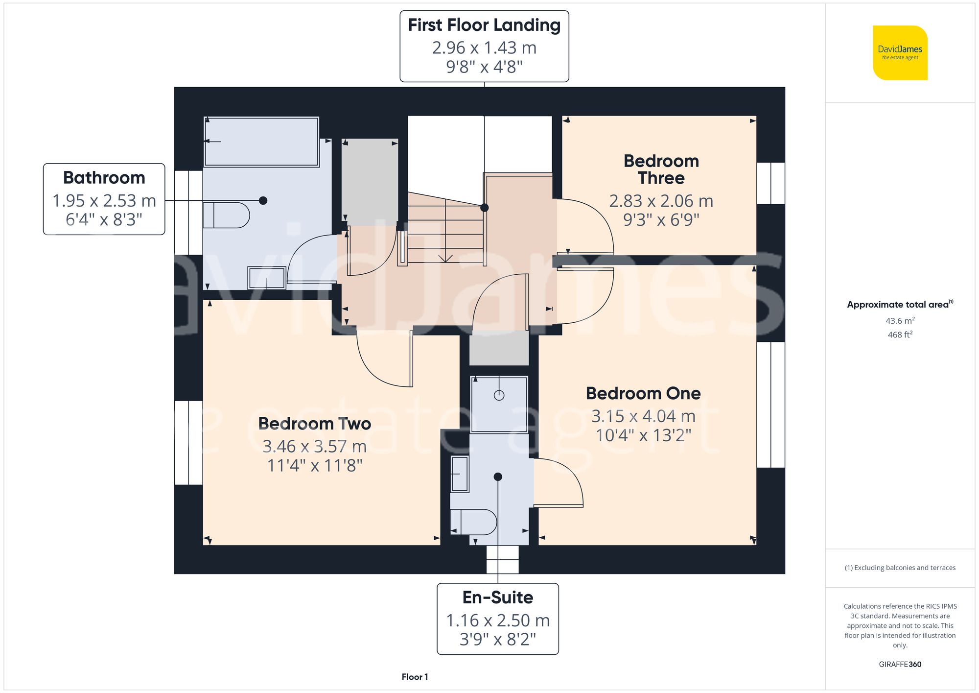 Floorplan for Kenrick Road, Mapperley, Nottingham