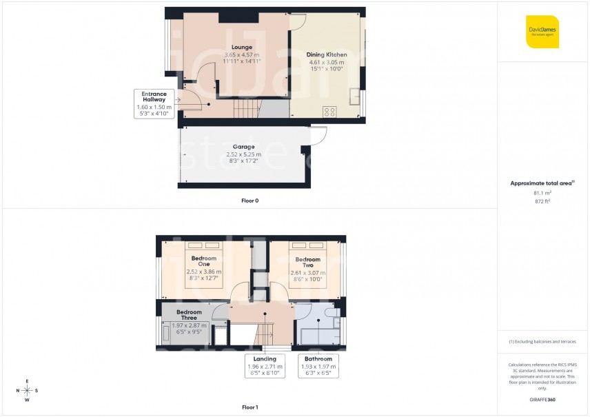 Floorplan for Torkard Drive, Nottingham