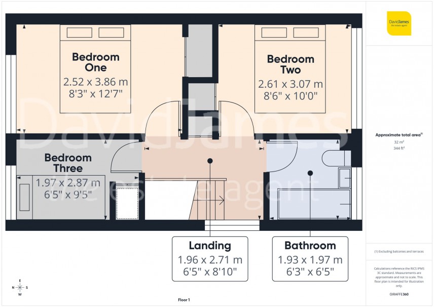 Floorplan for Torkard Drive, Nottingham