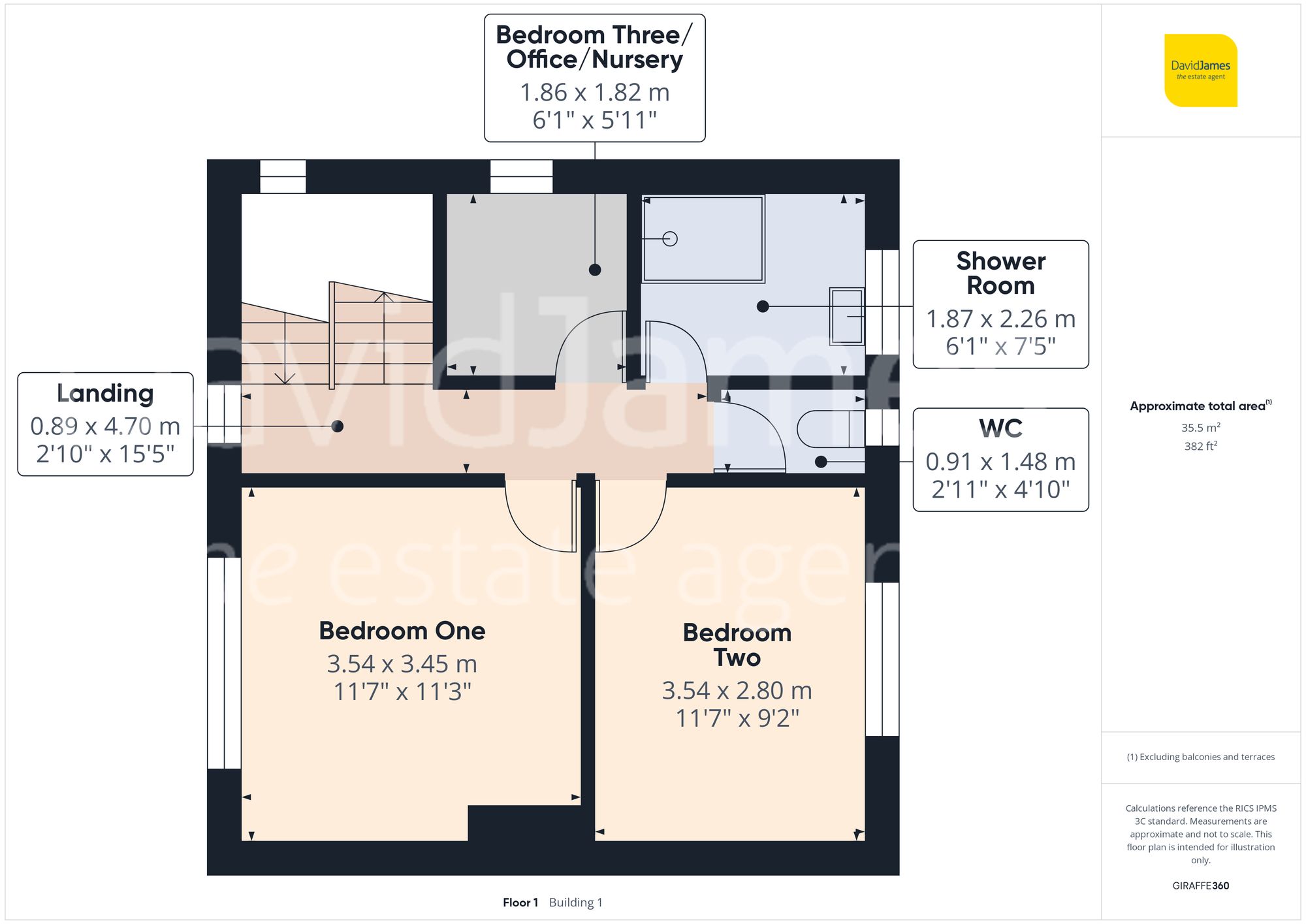 Floorplan for Southdale Drive, Carlton, Nottingham