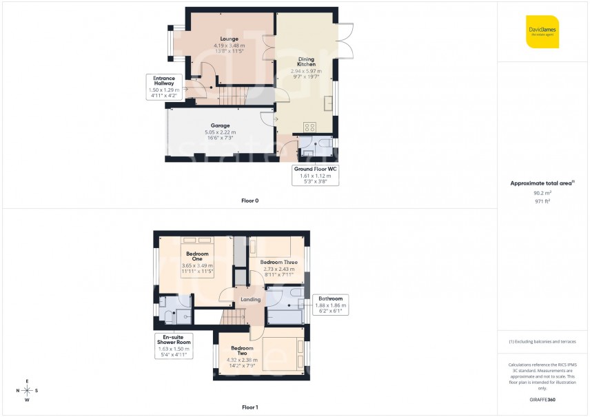 Floorplan for Foxhollies Grove, Sherwood, Nottingham