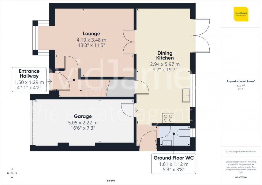 Floorplan for Foxhollies Grove, Sherwood, Nottingham