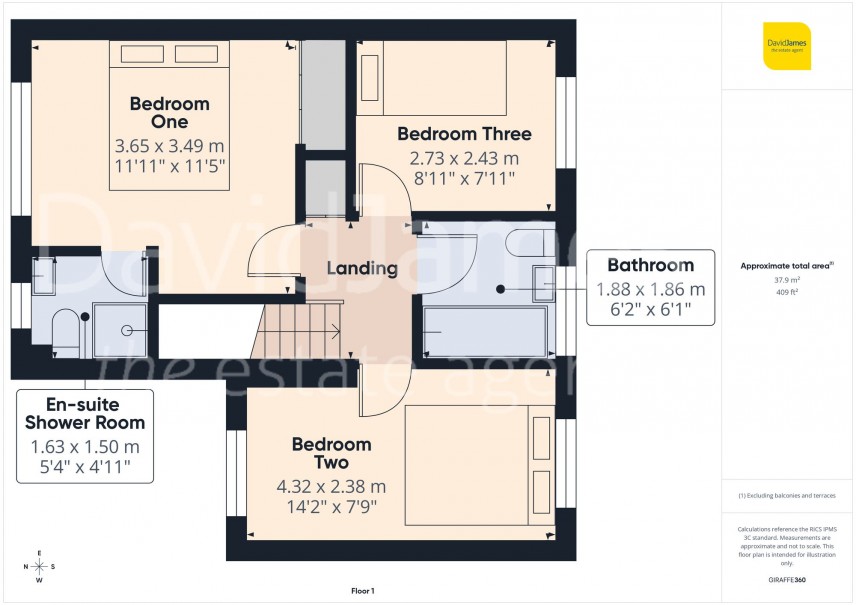 Floorplan for Foxhollies Grove, Sherwood, Nottingham