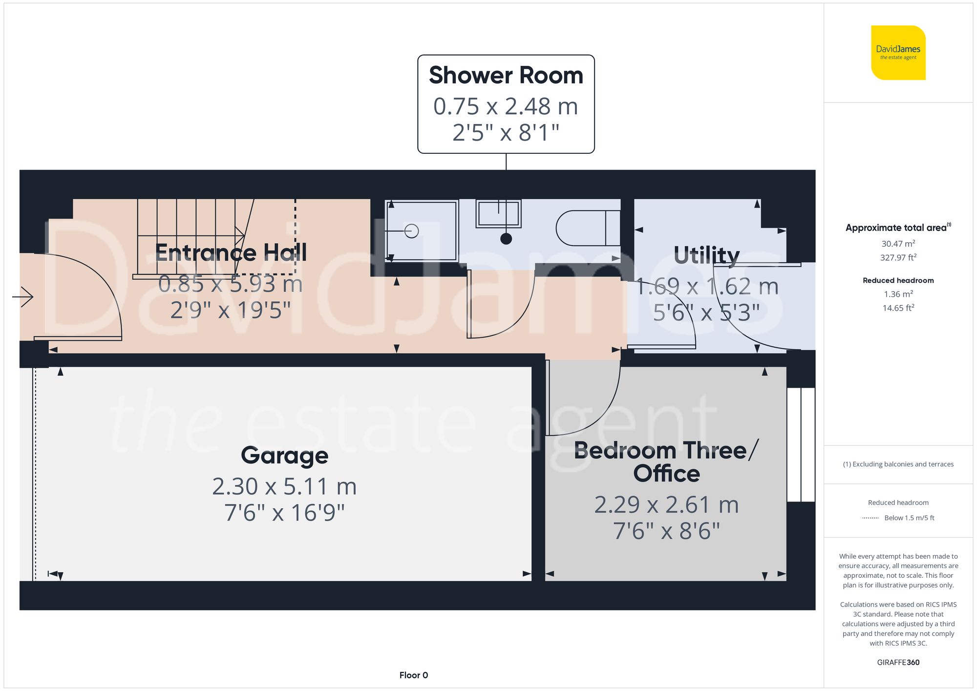 Floorplan for Harberton Close, Redhill, Nottingham