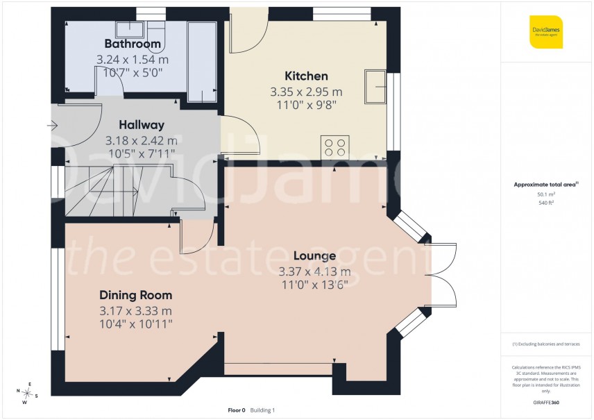 Floorplan for Westleigh Road, Nottingham