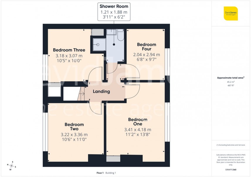 Floorplan for Westleigh Road, Nottingham
