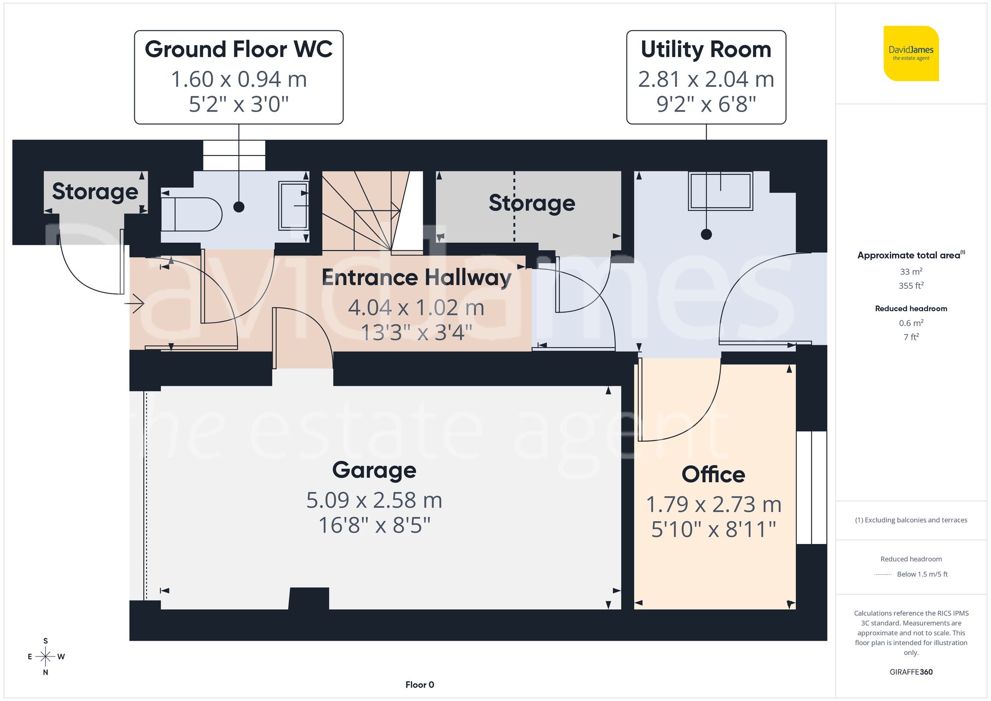 Floorplan for Buxton Close, Nottingham