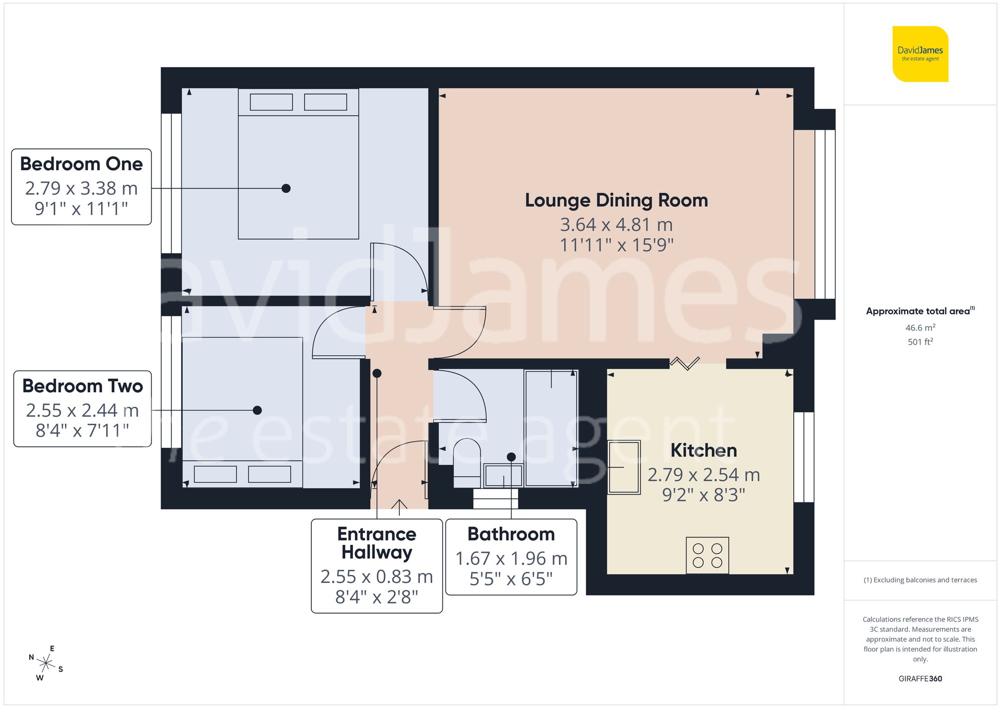 Floorplan for Elwes Lodge, Carlton, Nottingham