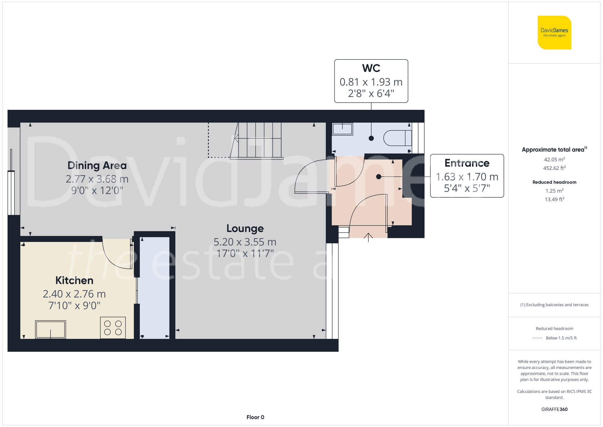 Floorplan for Malvern Close, Mapperley, Nottingham