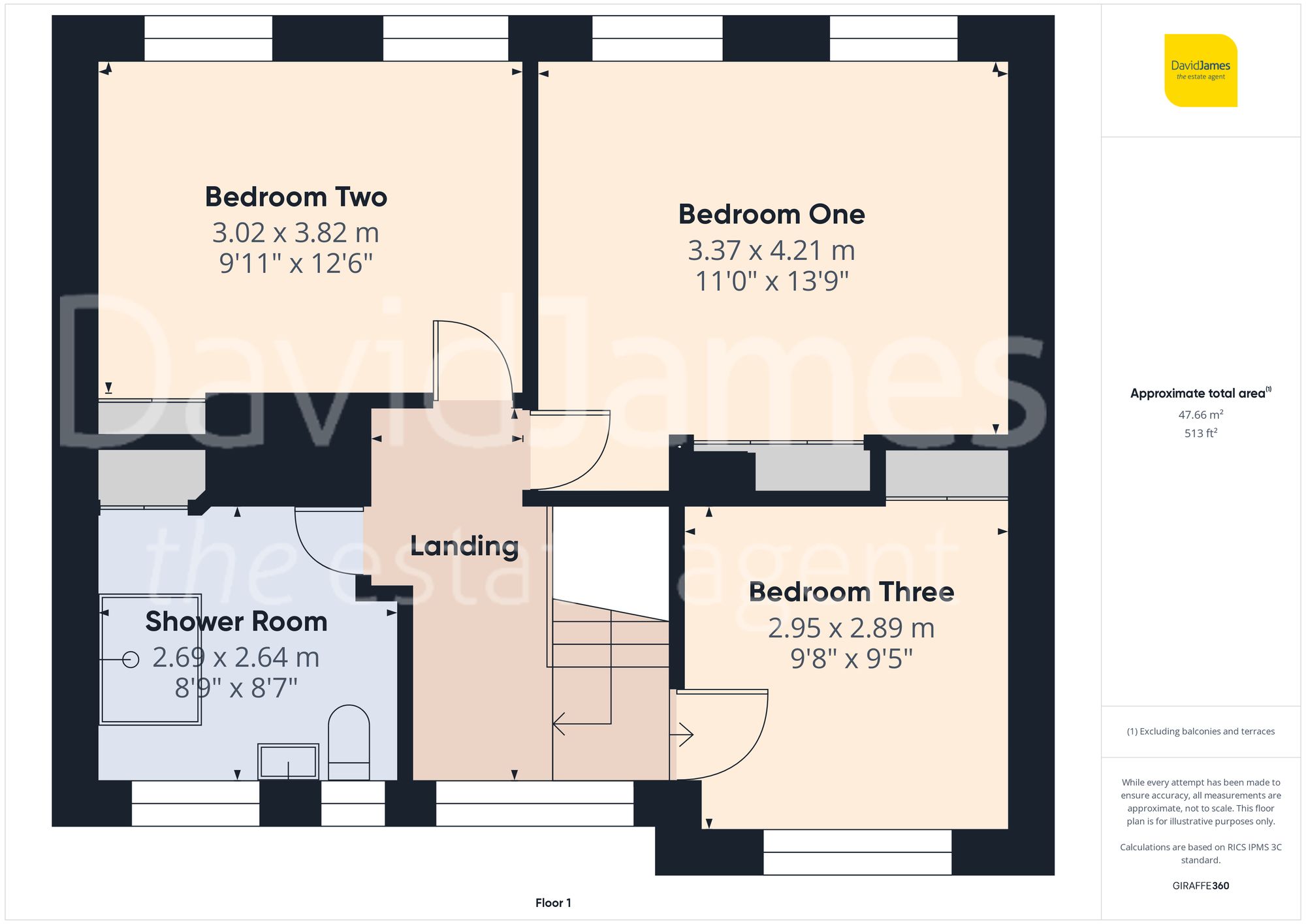 Floorplan for Marshall Hill Drive, Mapperley, Nottingham