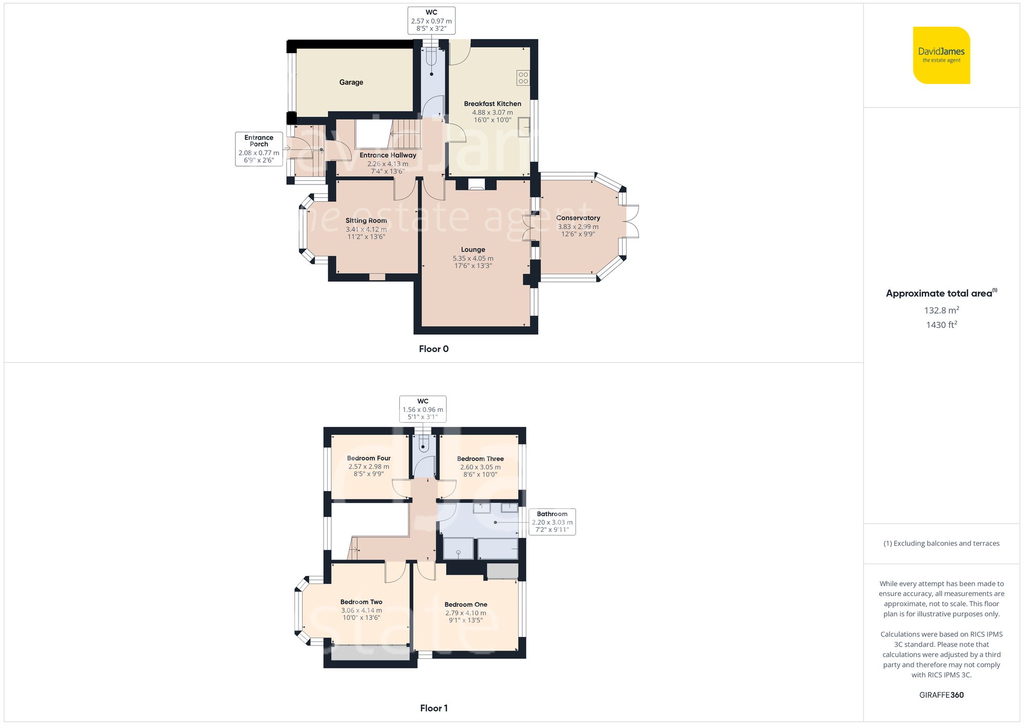 Floorplan for Arno Vale Road, Woodthorpe, Nottingham