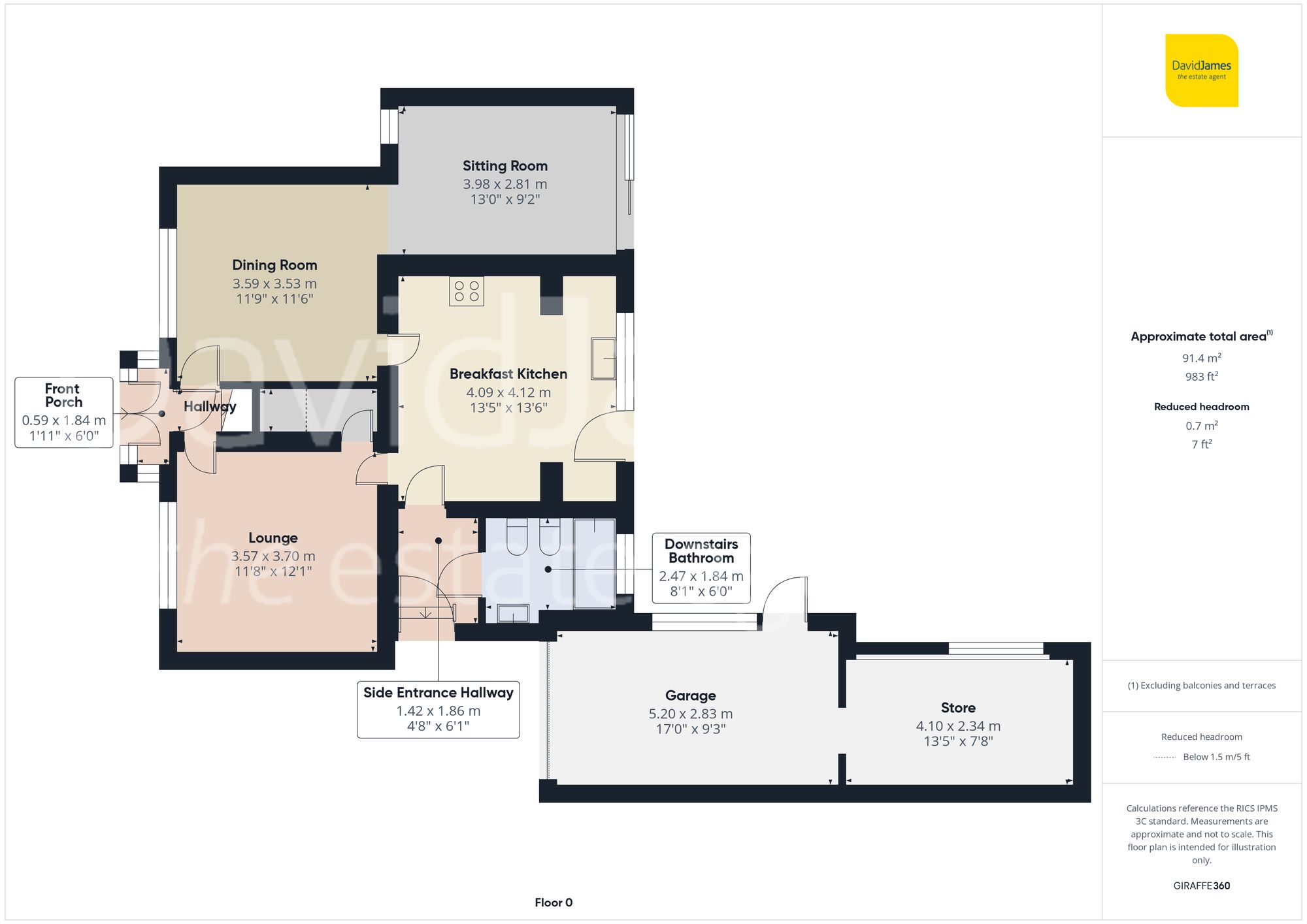 Floorplan for Forester Grove, Carlton, Nottingham