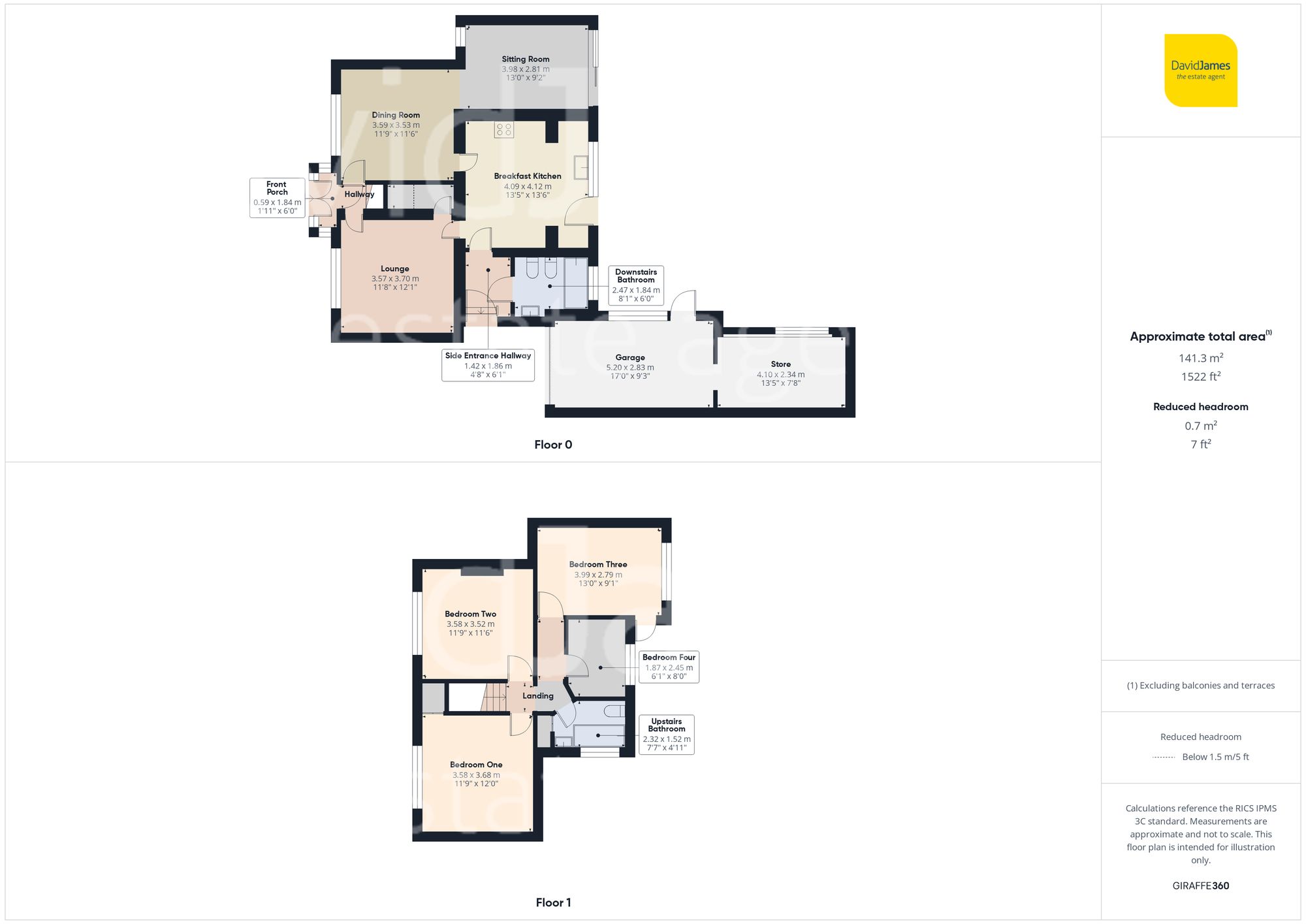 Floorplan for Forester Grove, Carlton, Nottingham