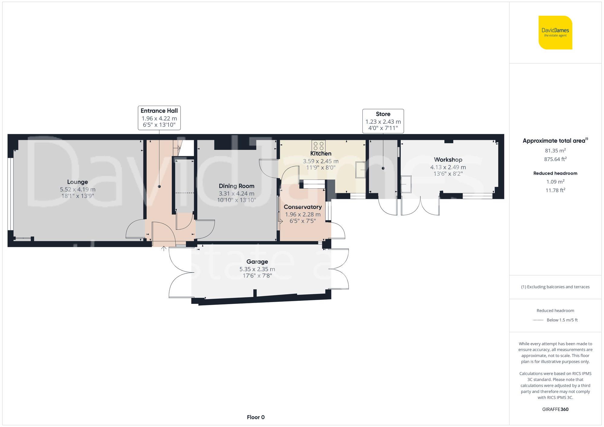 Floorplan for Ashdale Road, Bakersfield, Nottingham