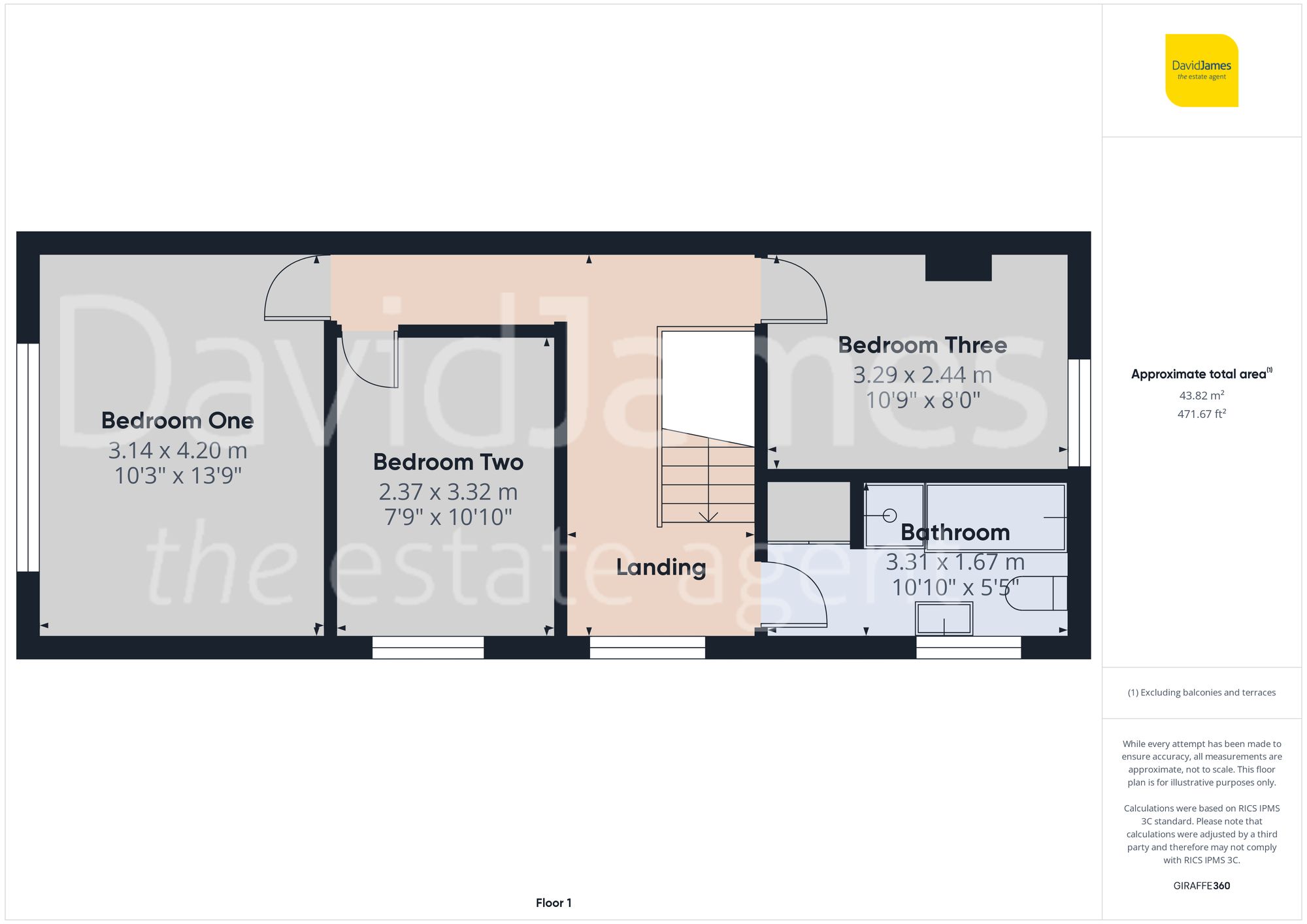 Floorplan for Ashdale Road, Bakersfield, Nottingham