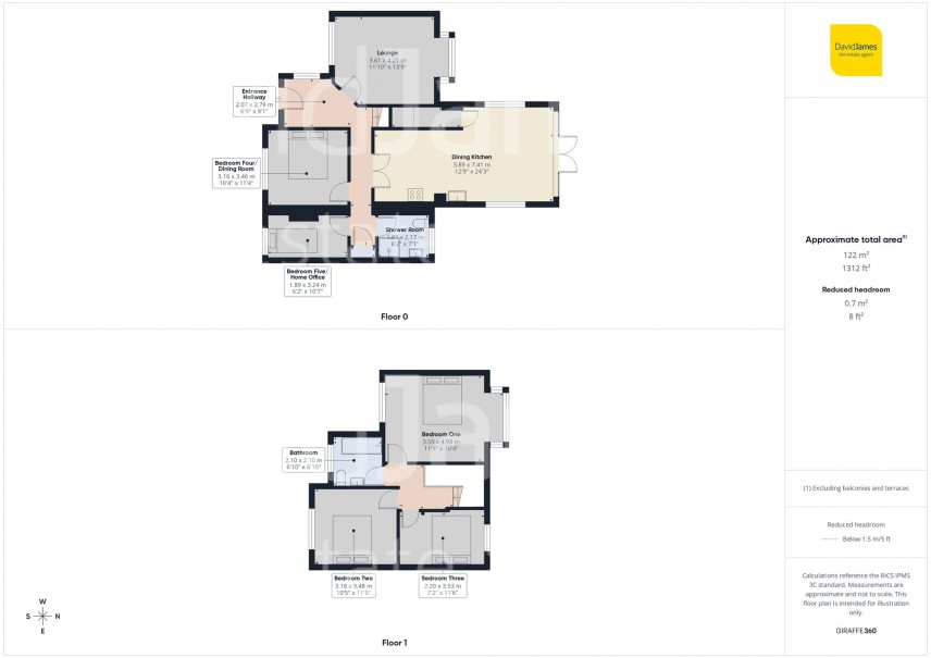 Floorplan for Ribblesdale Road, Sherwood Dales, Nottingham
