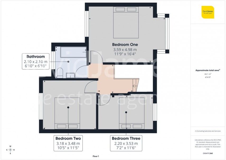 Floorplan for Ribblesdale Road, Sherwood Dales, Nottingham