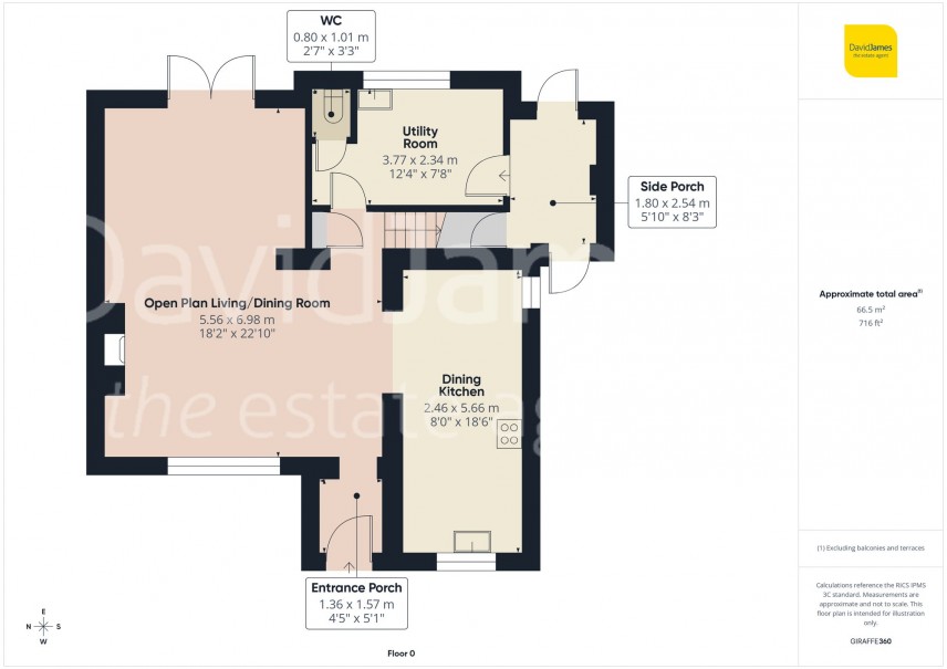 Floorplan for Elmswood Gardens, Sherwood, Nottingham