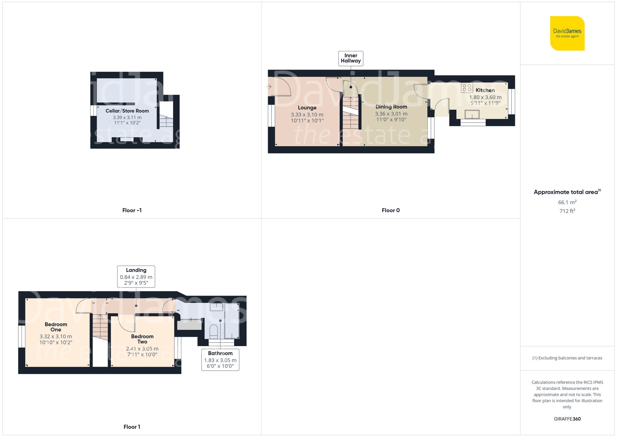 Floorplan for Finsbury Avenue, Nottingham