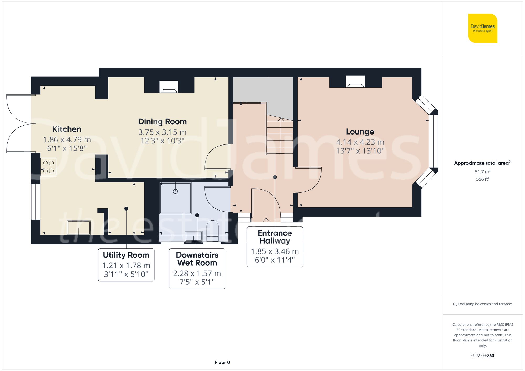 Floorplan for Roseleigh Avenue, Mapperley, Nottingham