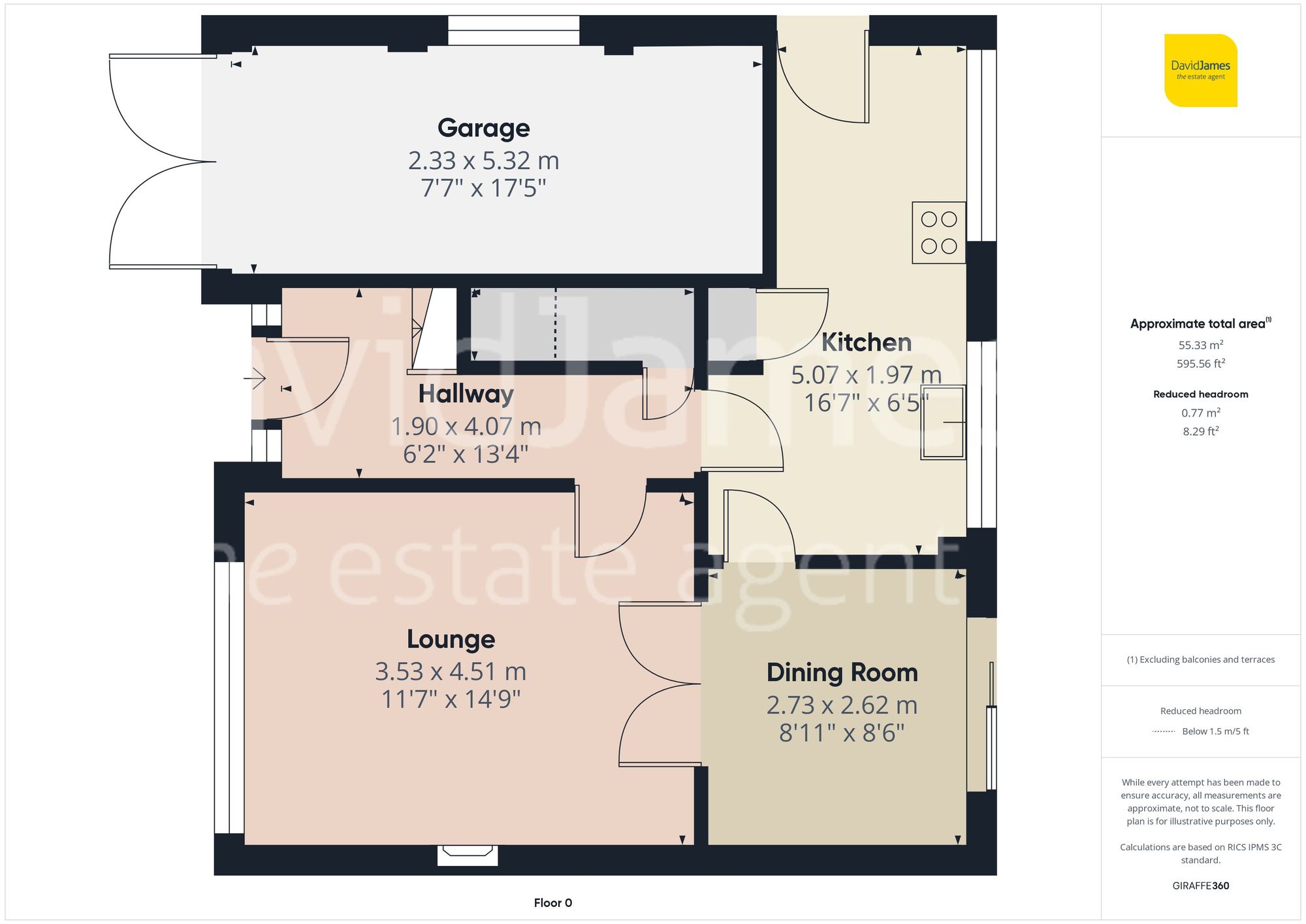 Floorplan for Upminster Drive, Arnold, Nottingham