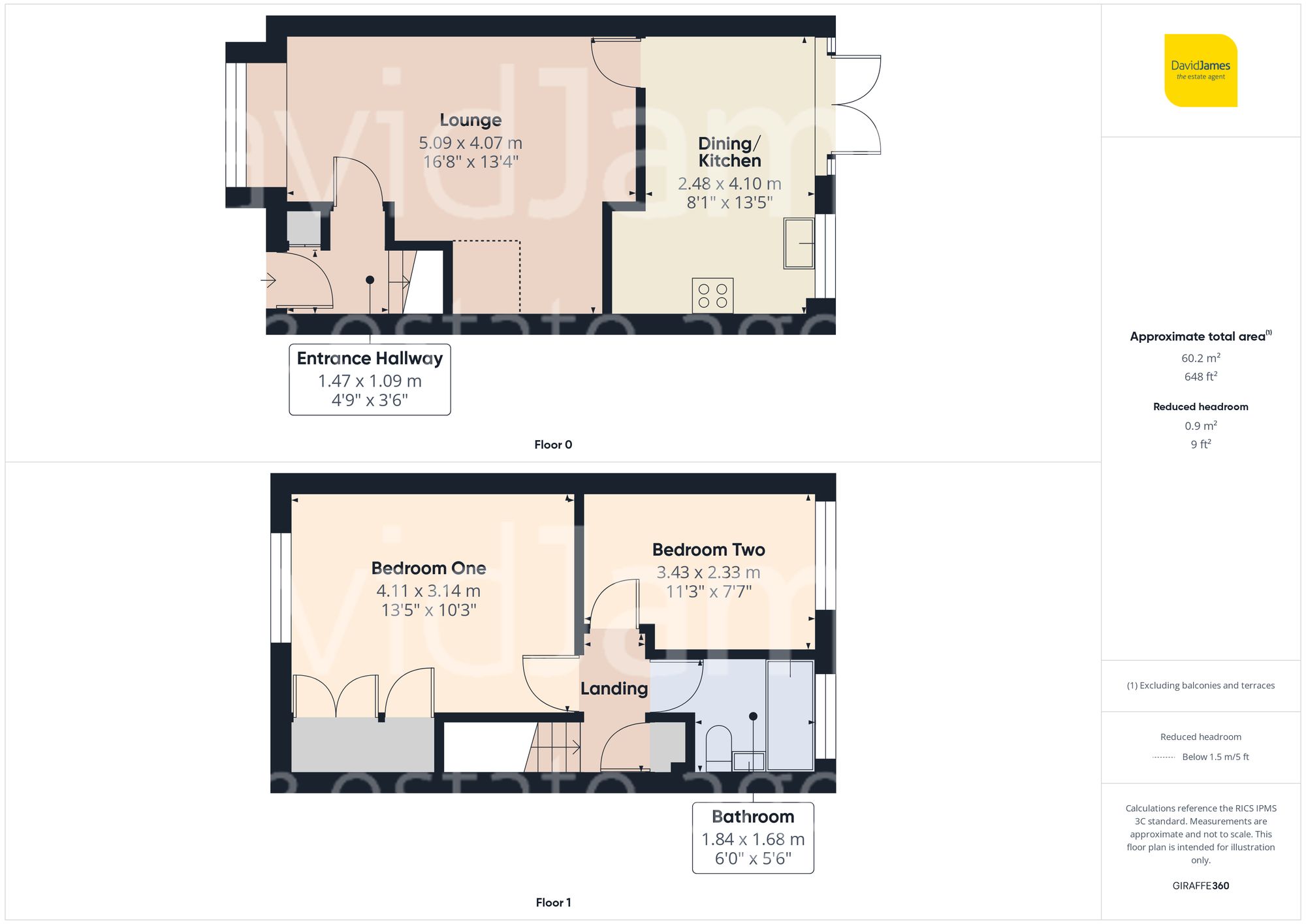 Floorplan for Wymondham Close, Arnold, Nottingham