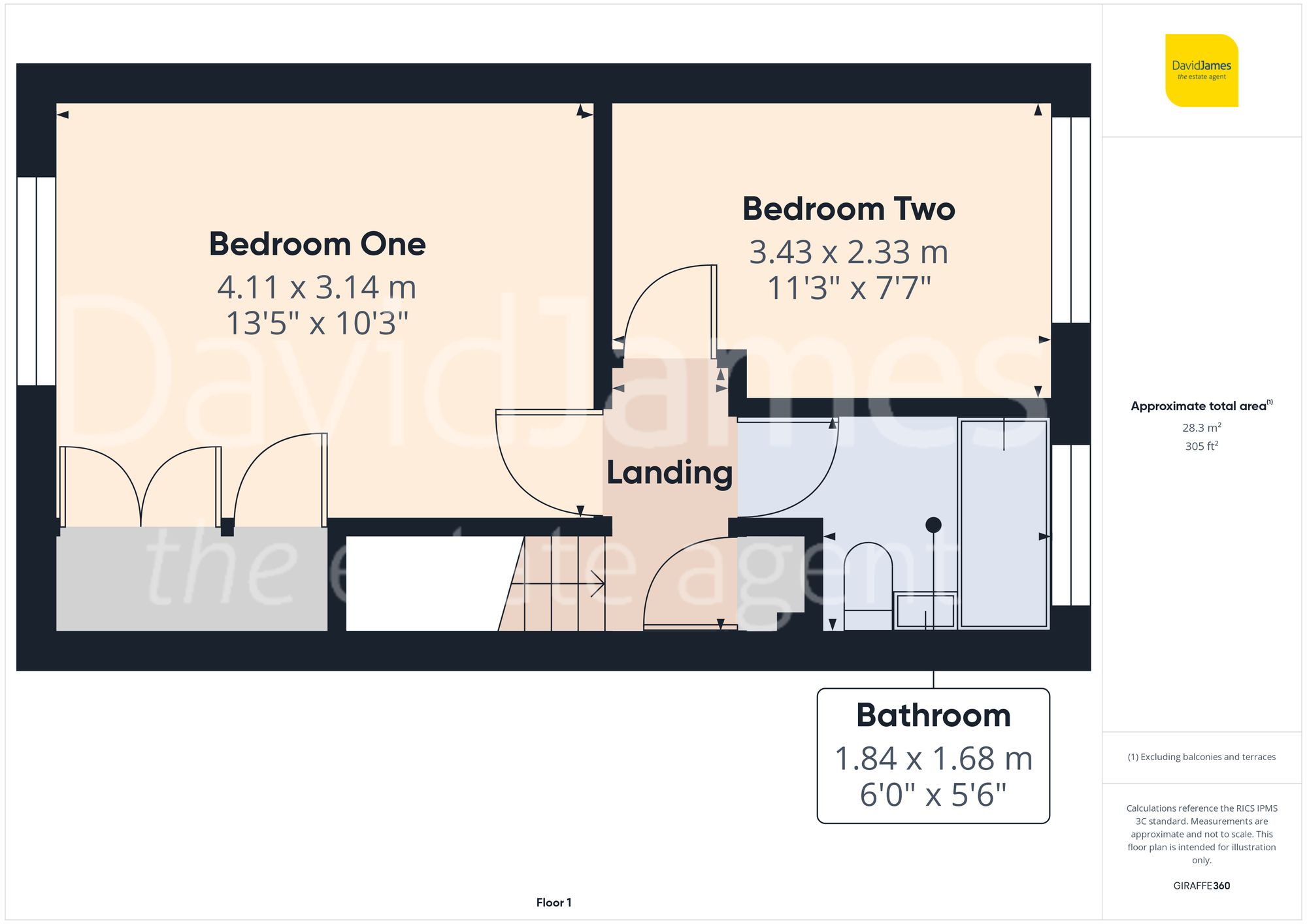 Floorplan for Wymondham Close, Arnold, Nottingham