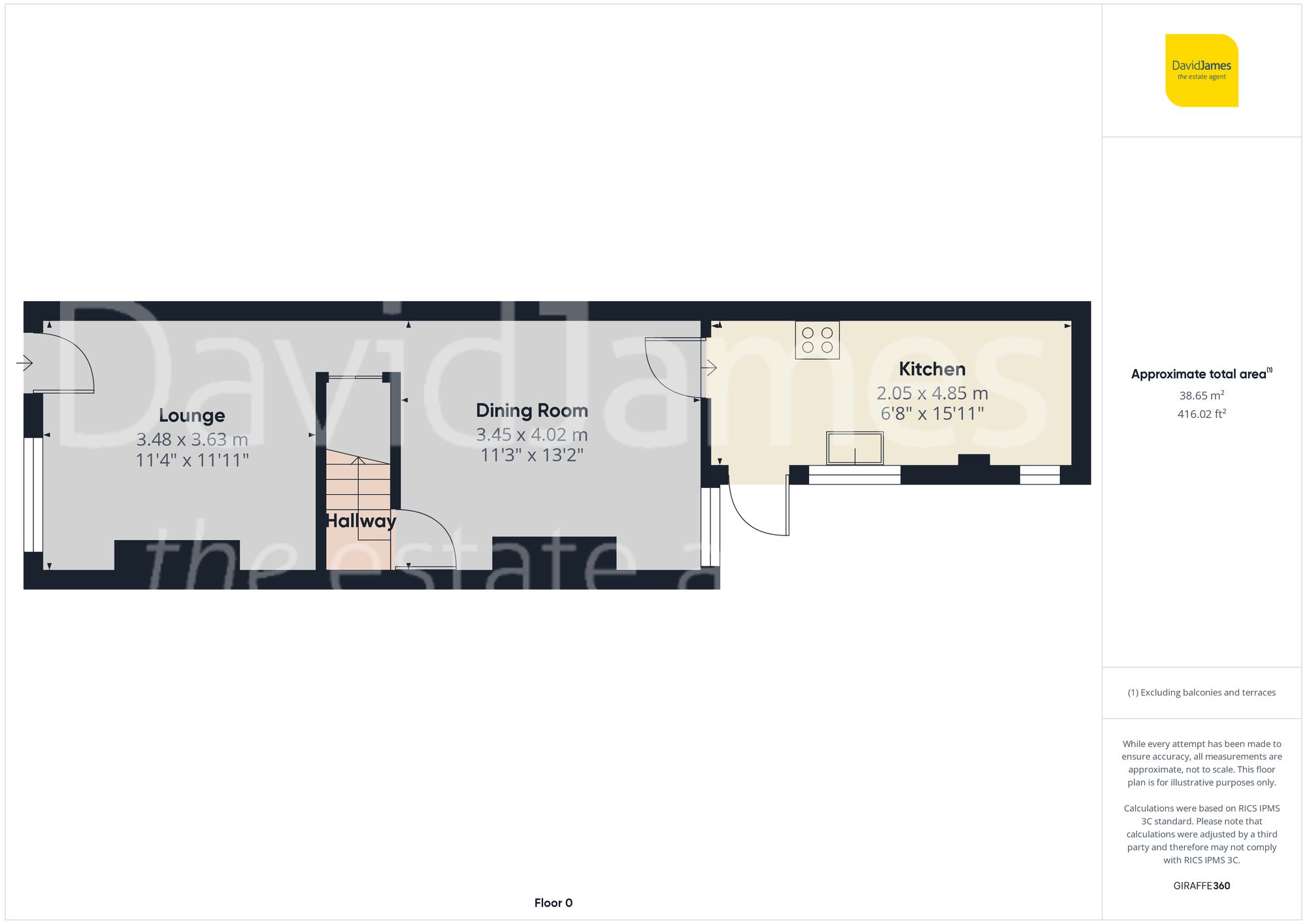 Floorplan for Garden City, Carlton, Nottingham