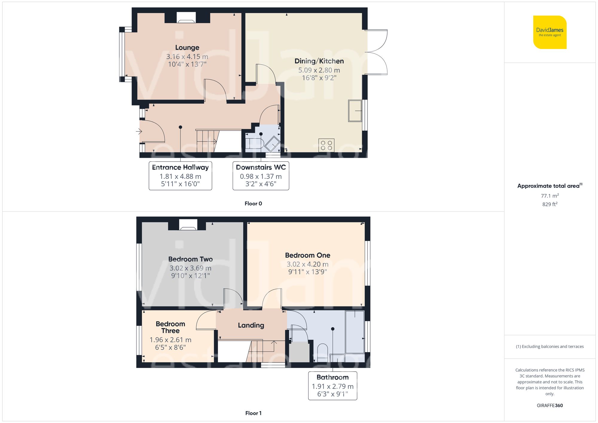 Floorplan for Hilton Road, Mapperley, Nottingham
