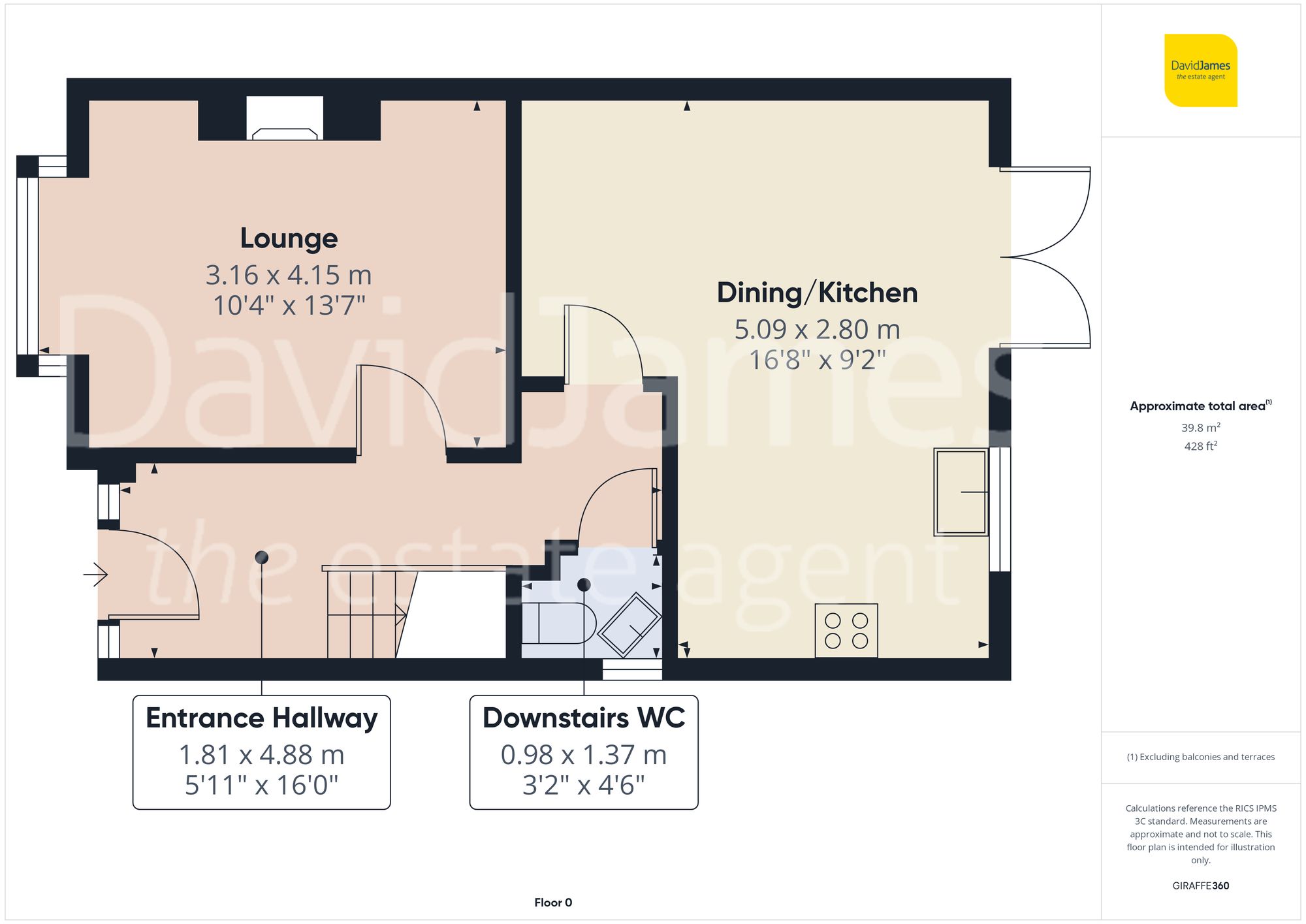 Floorplan for Hilton Road, Mapperley, Nottingham