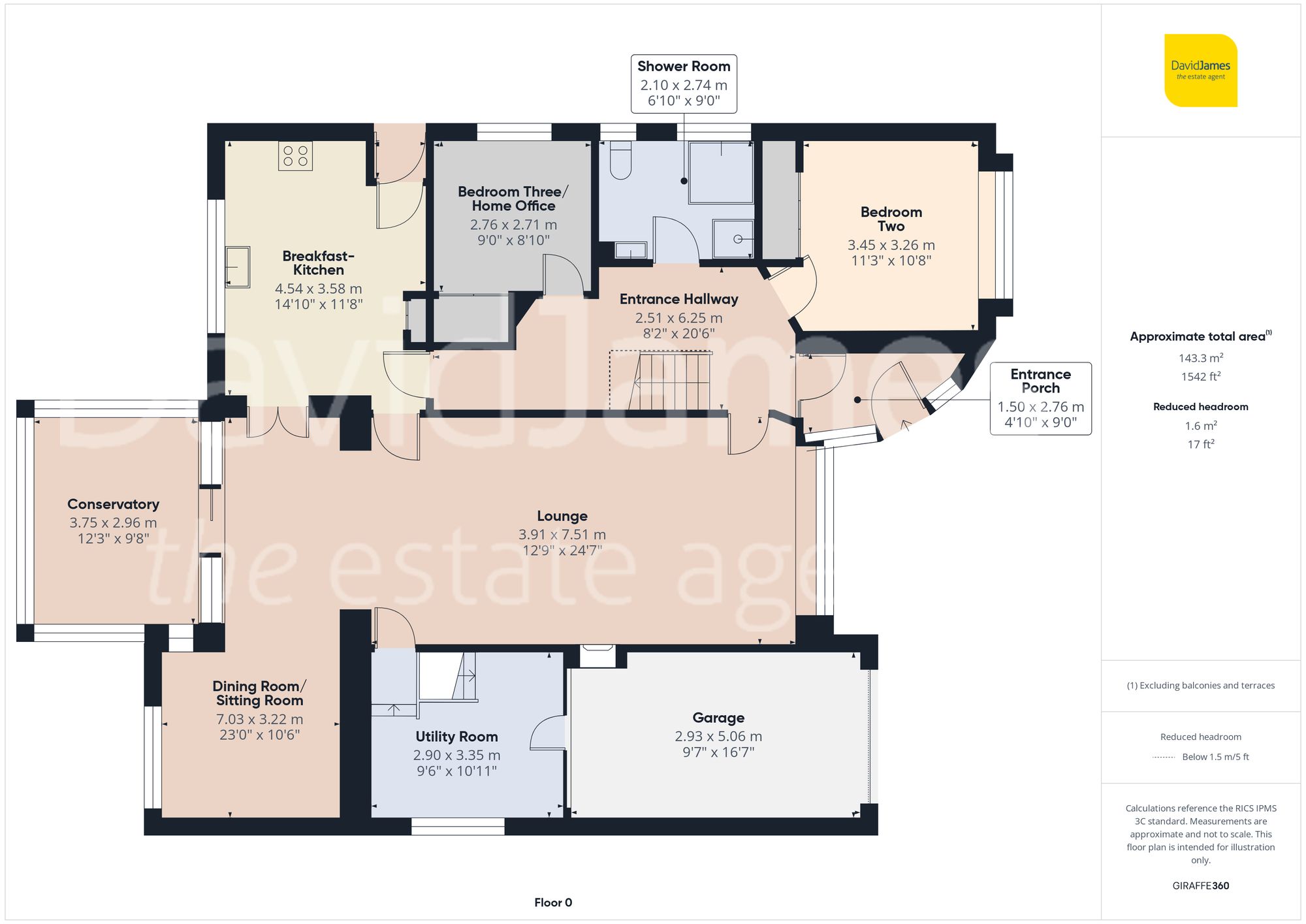Floorplan for Digby Avenue, Mapperley, Nottingham