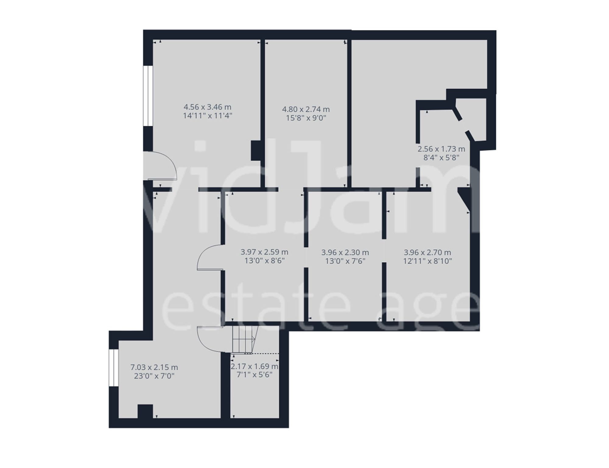 Floorplan for Digby Avenue, Mapperley, Nottingham