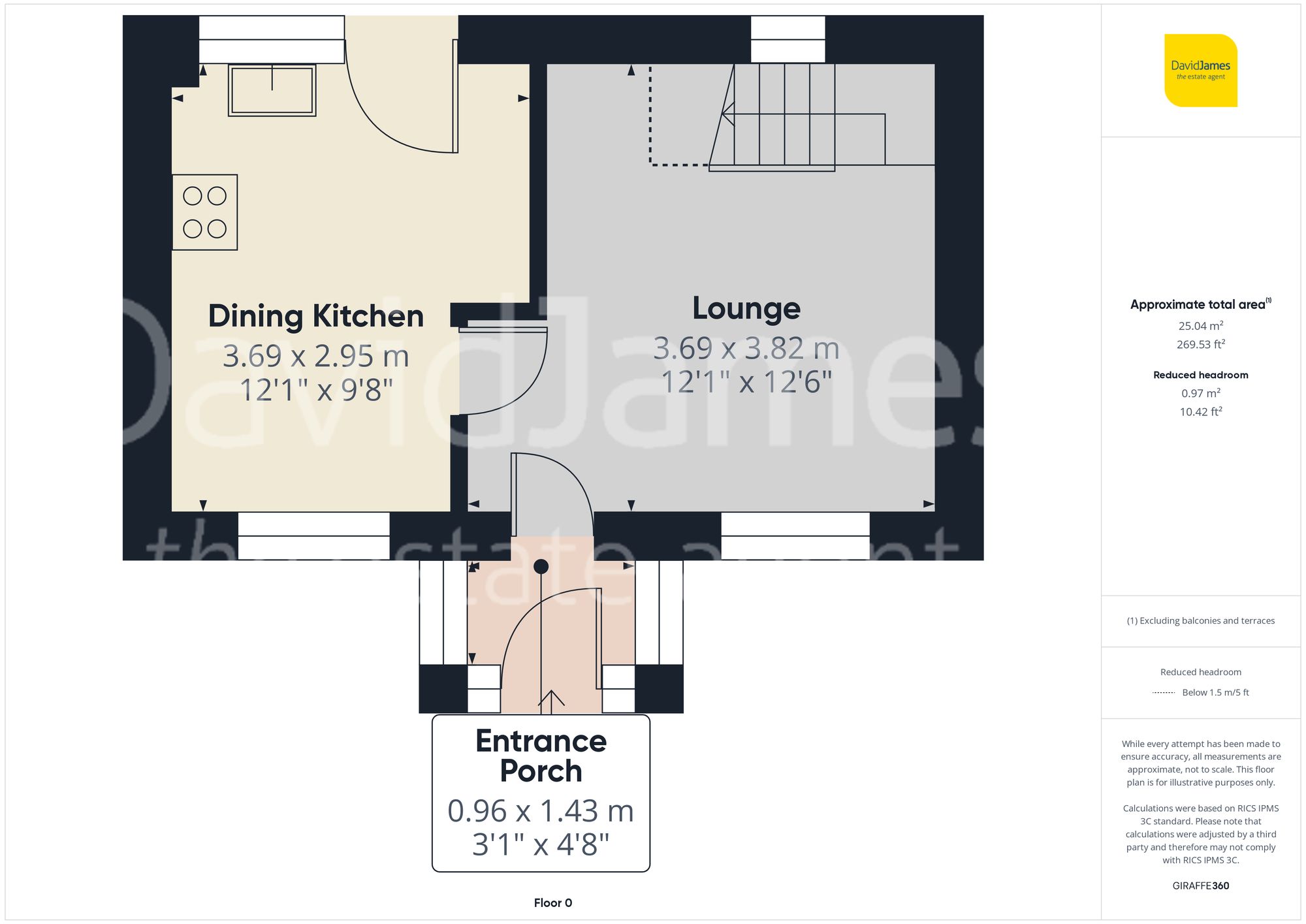 Floorplan for Astley Drive, Mapperley, Nottingham