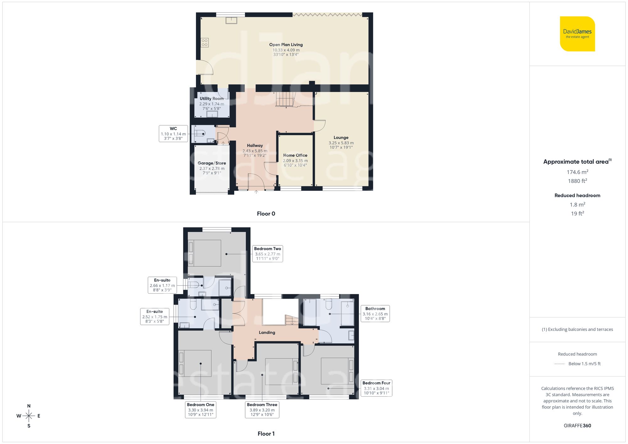 Floorplan for Lowdham Lane, Woodborough, Nottingham