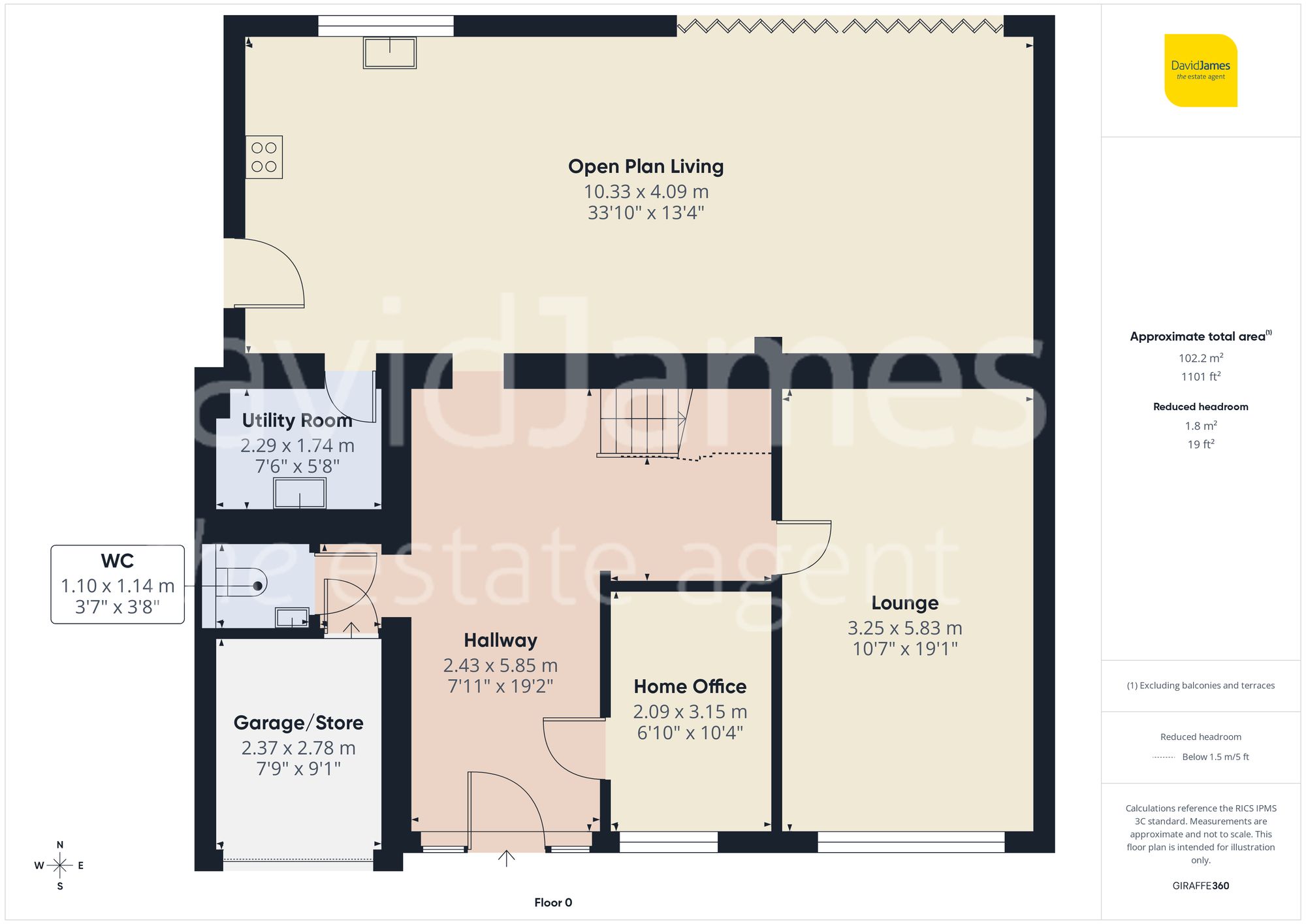 Floorplan for Lowdham Lane, Woodborough, Nottingham