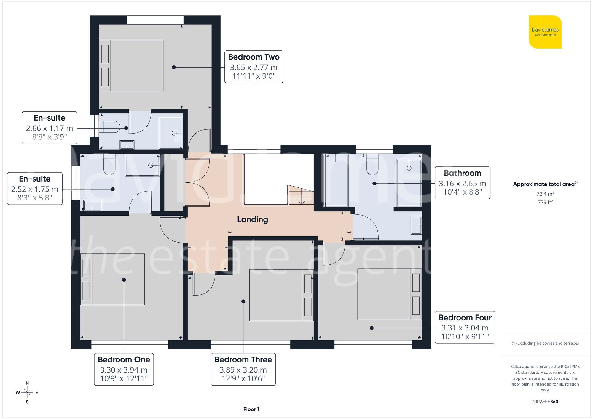 Floorplan for Lowdham Lane, Woodborough, Nottingham