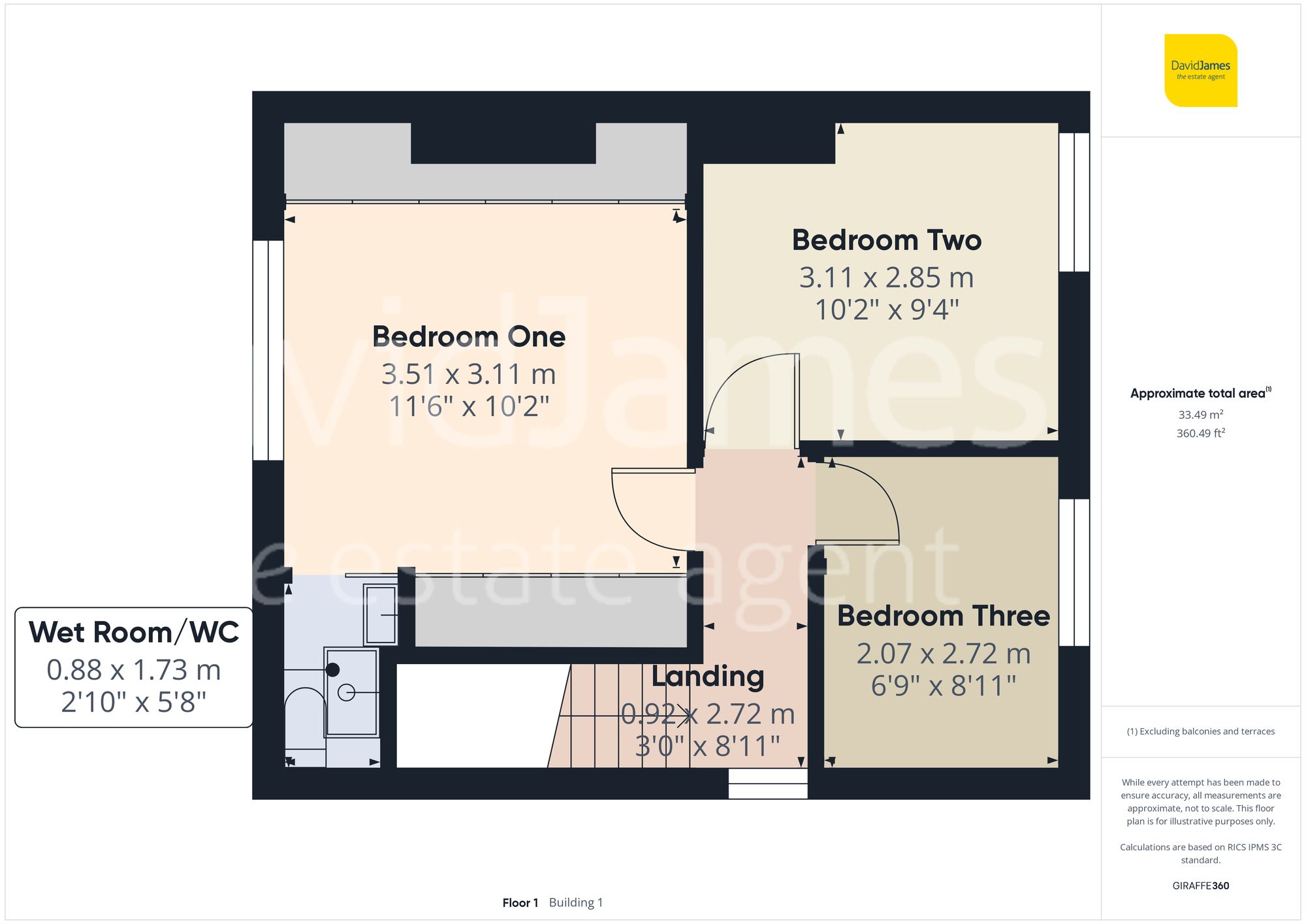 Floorplan for Cornhill Road, Carlton, Nottingham