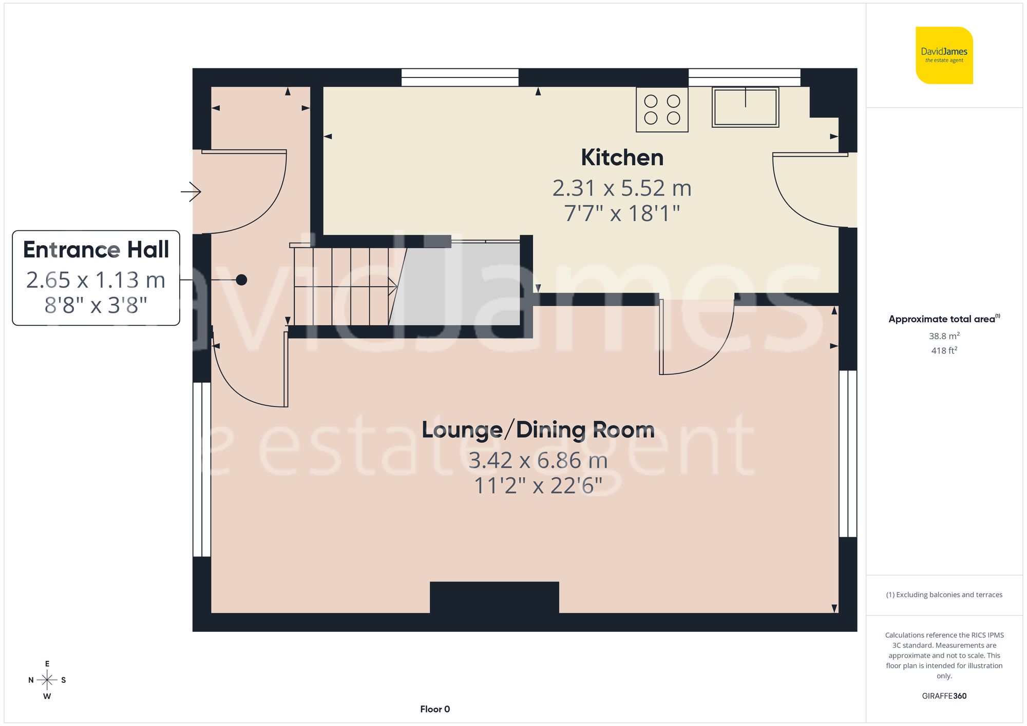 Floorplan for Elswick Close, Bestwood Park, Nottingham