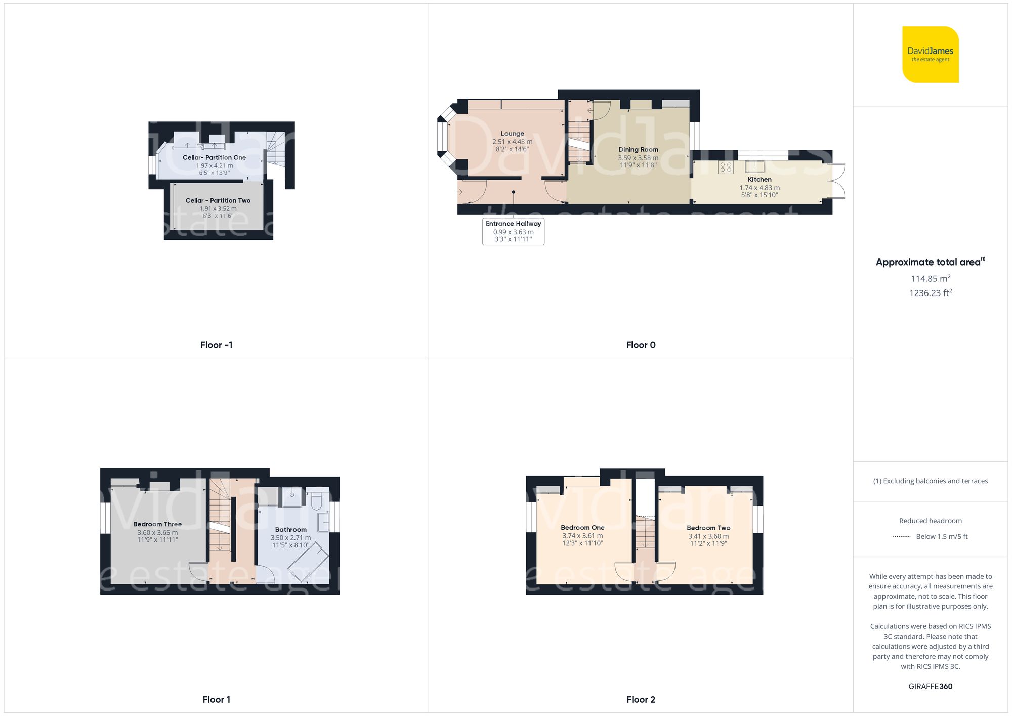 Floorplan for Burnham Street, Sherwood, Nottingham